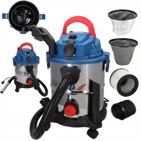    DEDRA ПРАХОСМУКАЧКА ЗА МОКРО И СУХО ПОЧИСТВАНЕ 1600W 5в1 МАЗИЛКА/ПЕПЕЛ/ДУХАЛКА