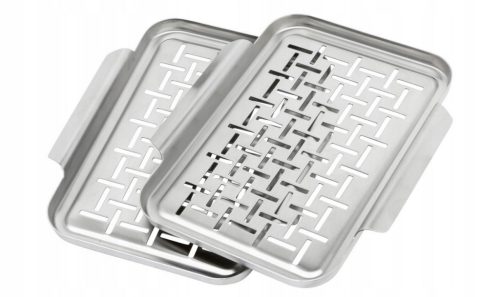  Правоъгълна тава за грил от неръждаема стомана Grill Meister 29 х 25 см