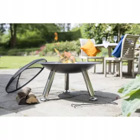    RedFire Chicago Garden Fire Pit, черен, стомана, 75 см