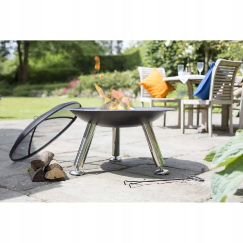  RedFire Chicago Garden Fire Pit, черен, стомана, 75 см