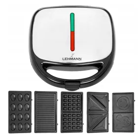    ТОСТ ВАФЛЕТКА ПАНИНИ САНДВИЧЕРКА ГРИЛ ТОРТИЛА ТОСТ 5В1 ТОСТ 1200W