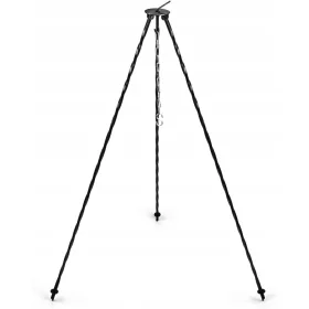    СТАТИВ СТОЙКА ЗА СКАРА ЗА ЛАГЕРЕН ОГЪН СТРАХОТНА РЕГУЛИРАНЕ НА ЦЕНАТА ЧАЙНИК