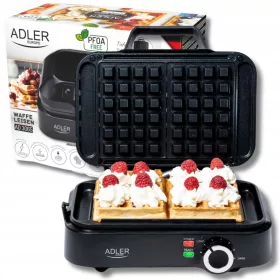  Гофретник Adler AD3065 2000W черен