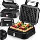  Гофретник Mozano Mozano Smart Waffle Maker 2200 W черен