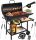  ГРАДИНСКА СКАРА НА ДЪРВЕНИ ВЪГЛИЩА НА КОЛЕЛА, РАФТОВЕ, СКАРА ЗА БРИКЕТИ BBQ, GRILL&CHILL