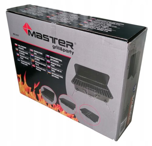  Скара на дървени въглища Master Grill&Party 23 х 33 см