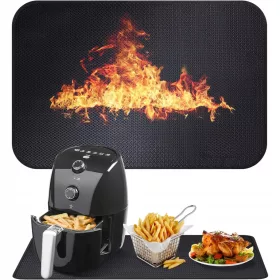    ПРЕДПАЗНА ПОДЛОЖКА ЗА КУХНЕНСКИ ПЛОТ ПОД ФРИТЮРНИК ОГНЕУСТОЙЧИВА 40Х60СМ ВОДОУСТОЙЧИВА