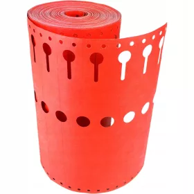    Етикети Tyvek 25.4x220 мм ролка 1000 броя червени