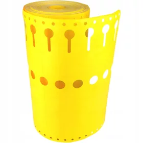    Етикети Tyvek 25.4x220 мм ролка 1000 броя жълти