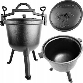    ЧУГУНЕНА ТЕНДЖЕРА ЗА ПЕЧЕНО ЛОВНА ТЕНДЖЕРА 100% ЧУГУН 8Л РОСНЕР