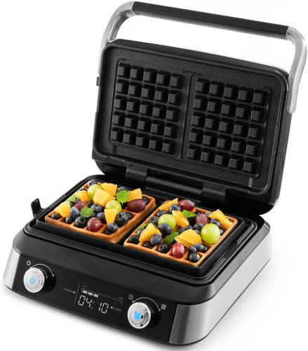  Гофретник Yoer 2 LARGE WAFFLES +4 автоматични програми +Регулиране на хрупкавостта
