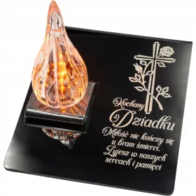   Вечен Фенер с Възможност за Персонализация и Гравирана Подставка