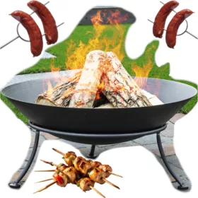    ЧУГУНЕНА ГРАДИНСКА КУПА ЗА ОГНИЩЕ НА РЕШЕТКА ЗА ОГНИЩЕ