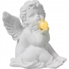   Класически Ангел Хранител с Осветление - Декорация, 12 см