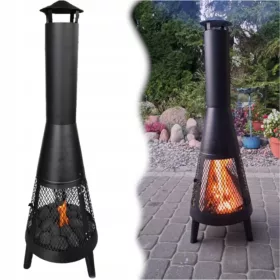    КАМИНА ГРАДИНСКА КАМИНА С КОМИН БЕЗОПАСНА АЛТЕРНАТИВА НА ЛАГЕРНИЯ ОГЪН