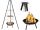  Голяма градинска скара Трипод Fire Pit 2в1
