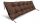 3M възглавница 120 x 40 x 10 кафява