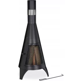  Градинска камина с покер Relaxdays