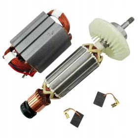    РОТОР MAKITA 9557HN 9557NB 9558HN 9558NB 9558NBR статорни лагери четки