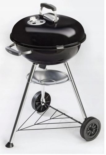  Градинска скара на дървени въглища кръгла сферична Ø 44 LET'S BBQ