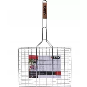    Двойна скара за месо, риба и барбекю на лагерен огън