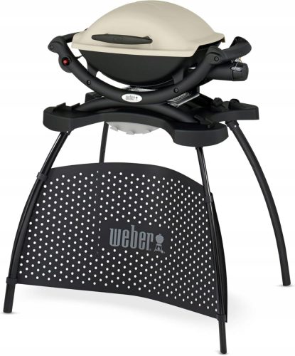  Газова скара Weber Q1000 Стойка Чугунена решетка 43x32 см със стойка 2.49kW