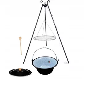    ГРИЛ решетка от неръждаема стомана 55см + КЕТАН 8 + КАПАК