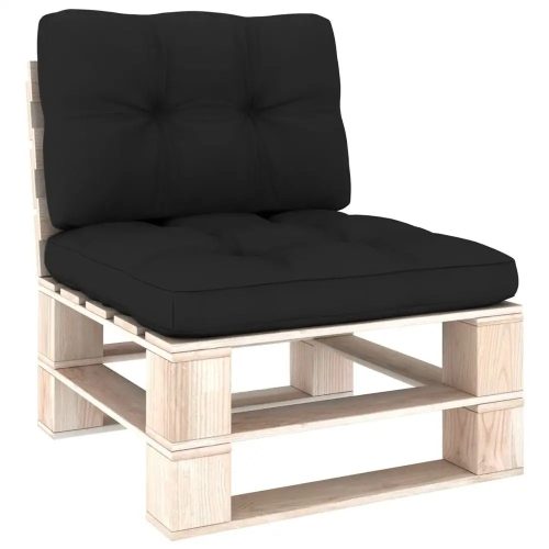  VidaXL Възглавница 60 x 60 x 1 черна