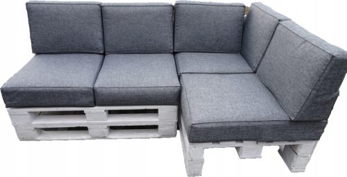  Възглавници за две ЕВРО-ПАЛЕТИ комплект от 9 бр. седалка 80 X 60 Silver 23