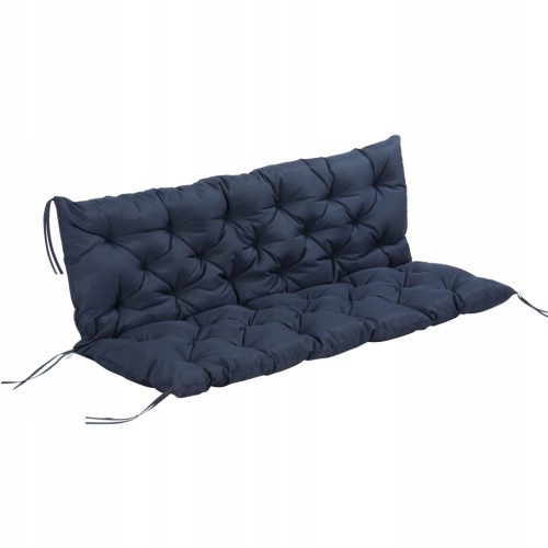 Възглавница за 3-местна пейка 150x98x8 см, Синя
