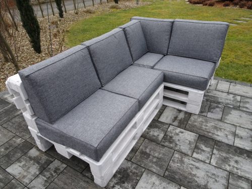  Възглавници за две ЕВРО-ПАЛЕТИ комплект от 9 бр седалка 60 X 60 Silver 23
