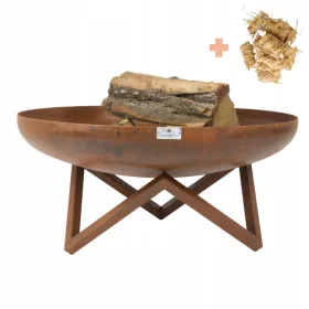    Градински огнище Deep Fire Bowl 80 cm Corten Deep Steel 3 mm