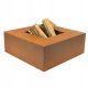  Градинско огнище Corten Steel Square 100 см