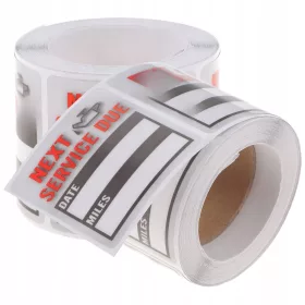    ВОДОУСТОЙЧИВ СТИКЕР ЗА НАПОМНЯНЕ ЗА АВТОСЕРВИЗ