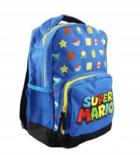 Ученическа раница SUPER MARIO с лиценз, син цвят