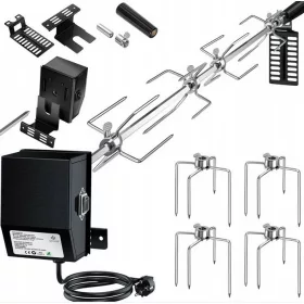    РЕШЕТКА ЗА СКАРА ВЪРТАЩИ СЕ ROTS КОМПЛЕКТ С 4W МОТОР 4 ВИЛИЦИ ЗА ПЪЛНЕНЕ