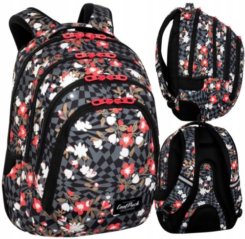 Модерна младежка раница за училище CoolPack Drafter 28L - модел Venice с цветен дизайн