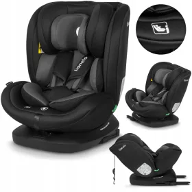    Lionelo Столче за кола с ISOFIX BASTIAAN I-размер 40-150 см 2023 черно сиво