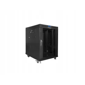    Lanberg FF01-6815-12BL 19" 15U 600x800 черен подов шкаф