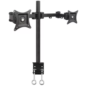    LCD/LED настолна стойка 13-27 инча двойна 2x10 кг, черна