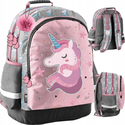 Ученическа раница Paso Unicorn за момичета - лека и просторна