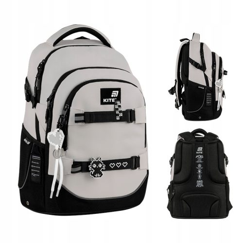 Школен раница Kite K25-727M-3 с държач за скейтборд