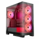 Кутия MODECOM AT-SPACE-PG-10-000000-0002 Midi Tower, черна