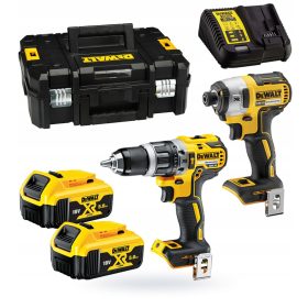    DEWALT DCK266P2T КОМПЛЕКТ 18V 2x5Ah DCD796 ДРОМАШИНА + DCF887 ОТВЕТКА