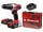  Einhell TE-CD 18/2 18 V 2x2Ah акумулаторна бормашина + 64 аксесоара