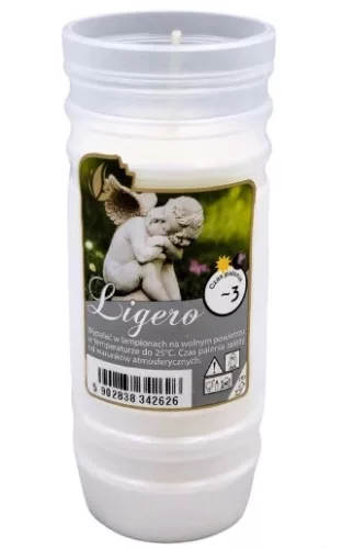 Восъчни вложки за лампиони Ligero, горене 72 часа, 3 дни, 20 броя в пакет VYPR