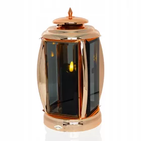   Ексклузивен меден фенер от неръждаема стомана с форма на буре