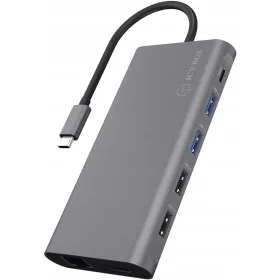  IcyBox 60718 10-портов USB хъб
