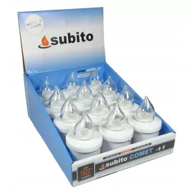   Комплект от 12 броя LED свещи COMET, Имитация на истински пламък