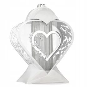   Запалка "Сърце I AP 3" в бяло и сребро - Символ на спомен и вечно чувство